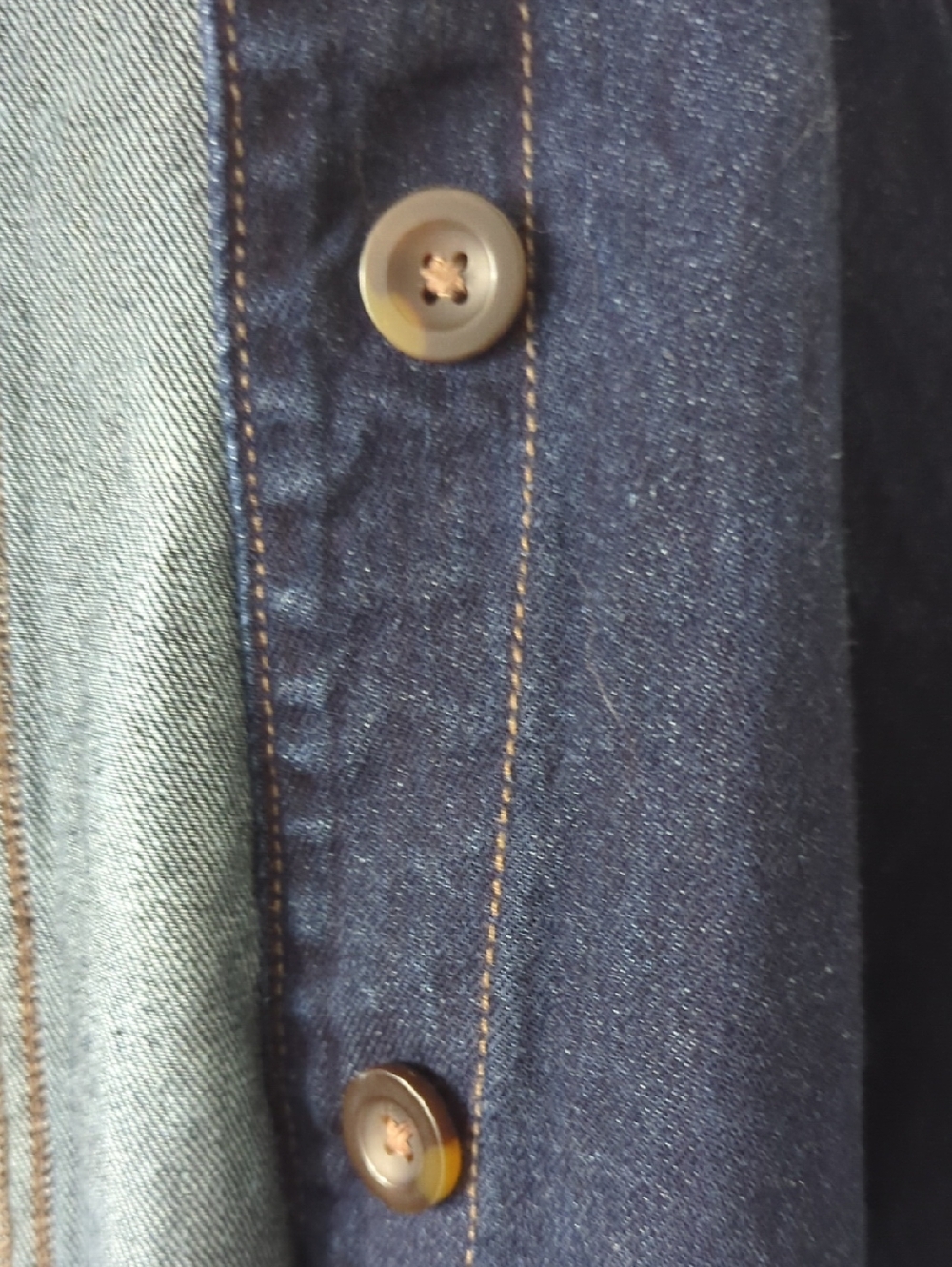 Old Navy Women's Dark Blue Denim Coat - Picture 4 of 10